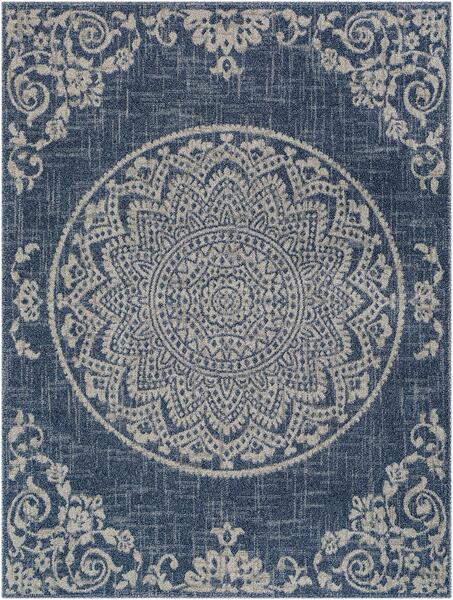 DEP2303-71010 7 ft. 10 in. x 10 ft. Delphi Rectangle Area Rug, Multi Color
