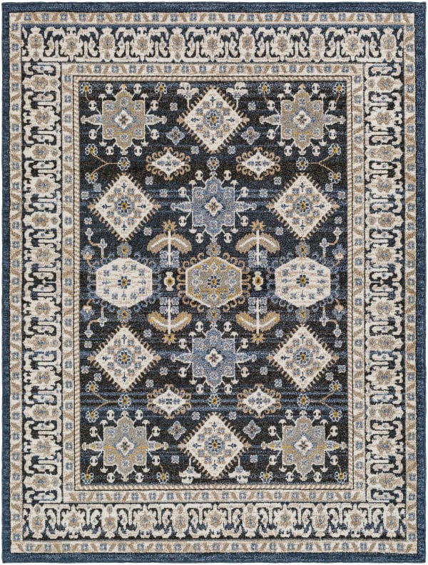 DEP2307-537 5 ft. 3 in. x 7 ft. Delphi Rectangle Area Rug, Multi Color -  Livabliss