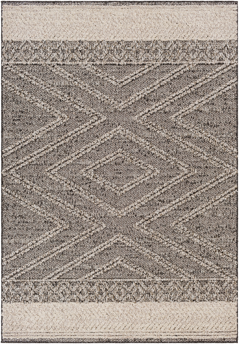SSO2309-537 5 ft. 3 in. x 7 ft. Sarasota SSO-2309 Rectangle Machine Woven Rugs - Multi Color
