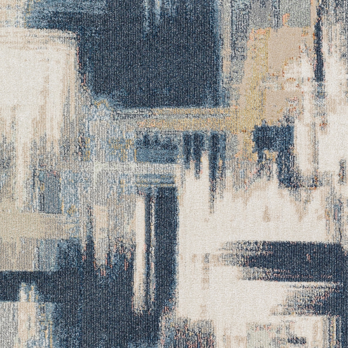SNN2311-679 6 ft. 7 in. x 9 ft. Santana Rectangle Area Rug, Multi Color