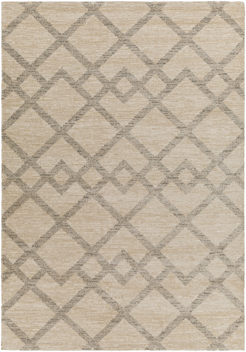 Rugs GVC2319-912 9 ft. x 12 ft. Gavic Rectangular High Pile Area Rug, Brown & Gray