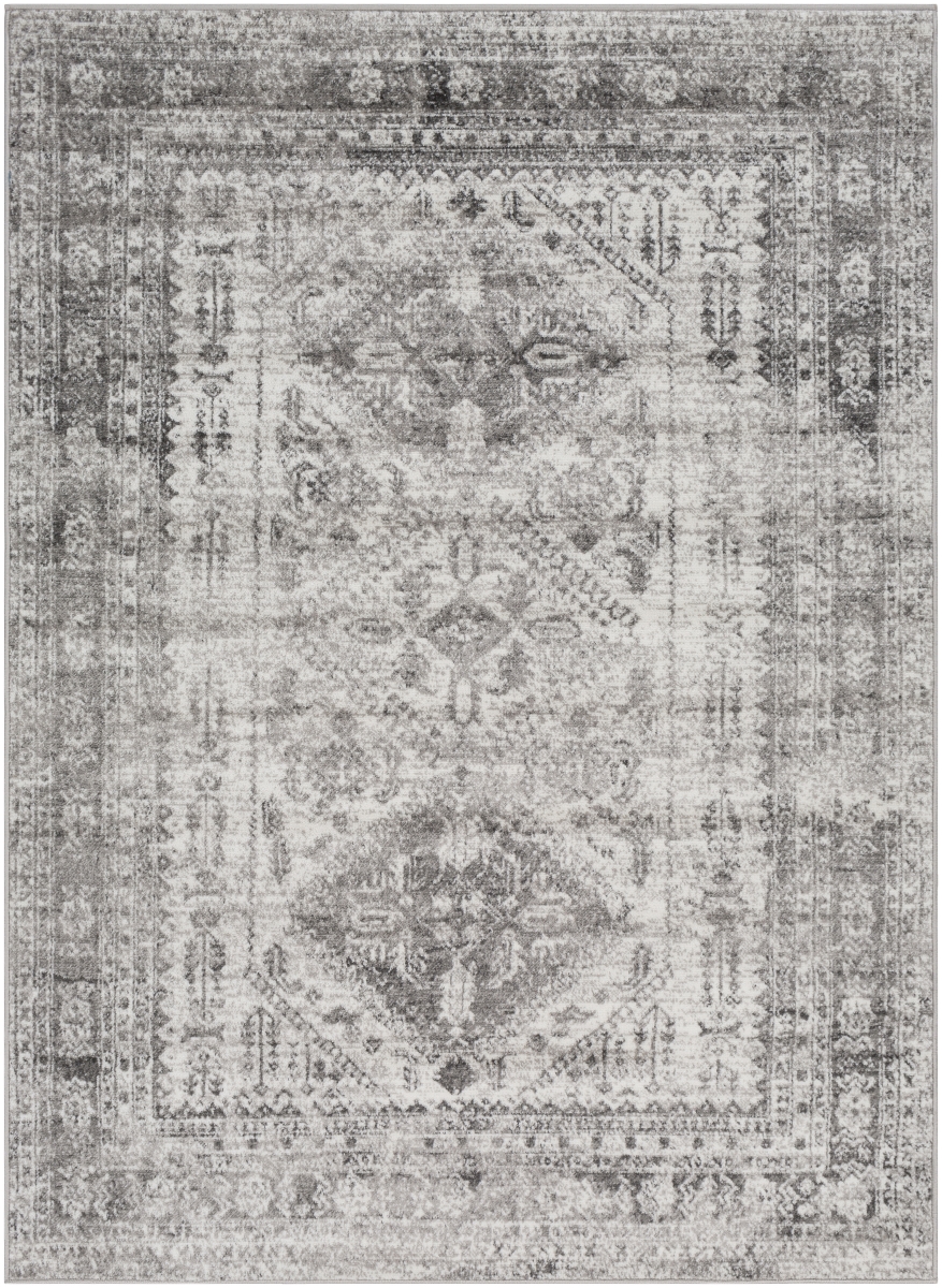 MNC2314-1014 10 x 14 ft. Monte Carlo Machine Woven Polyester Rectangle Area Rug, Multi Color