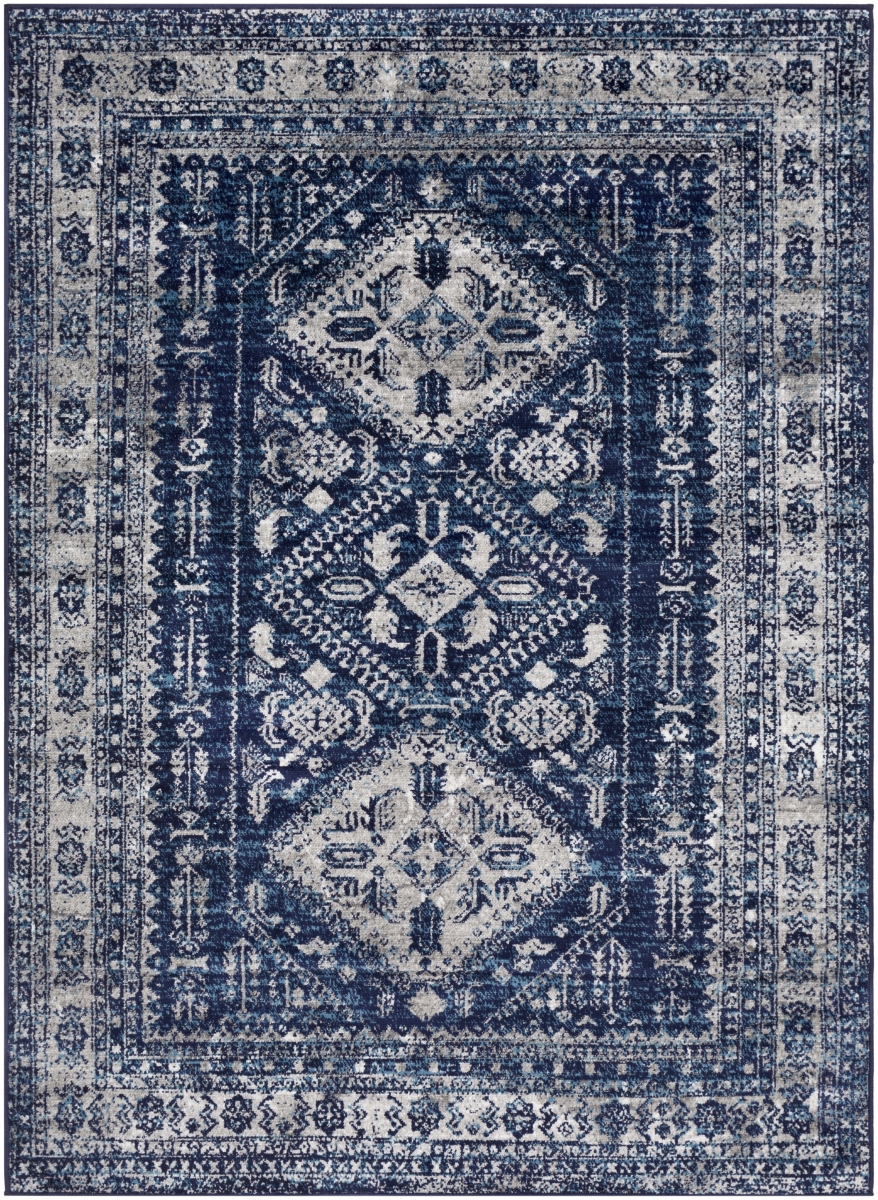 MNC2315-23 2 x 3 ft. Monte Carlo Machine Woven Polypropylene Rectangle Area Rug, Gray
