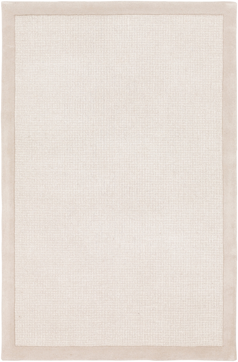 SNA2301-1014 10 x 14 ft. Siena SNA-2301 Rectangle Hand Tufted Rug - Light Gray, Cream