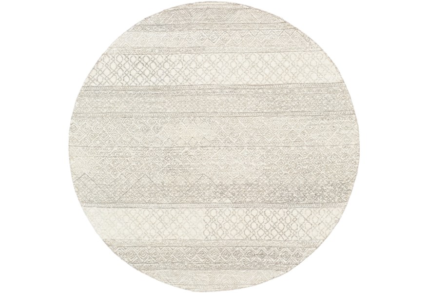 MAR2302-8RD 8 ft. Maroc MAR-2302 Round Hand Tufted Rugs - Multi Color