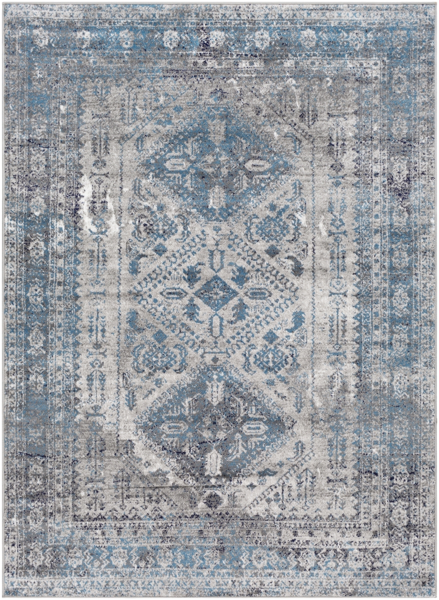 MNC2312-1014 10 x 14 ft. Monte Carlo Machine Woven Polypropylene Rectangle Area Rug, Multi Color