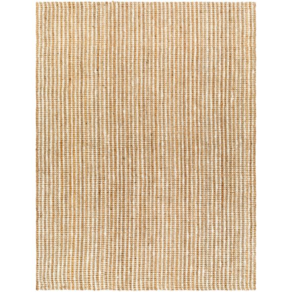 BUL2302-576 5 ft. x 7 ft. 6 in. Boucle Hand Woven Jute Rectangle Area Rug