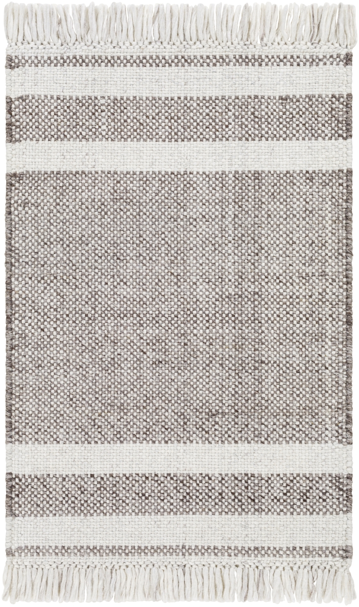 PRM2301-1218 12 x 18 ft. Primrose Hand Woven Rectangle Rug, Off-White