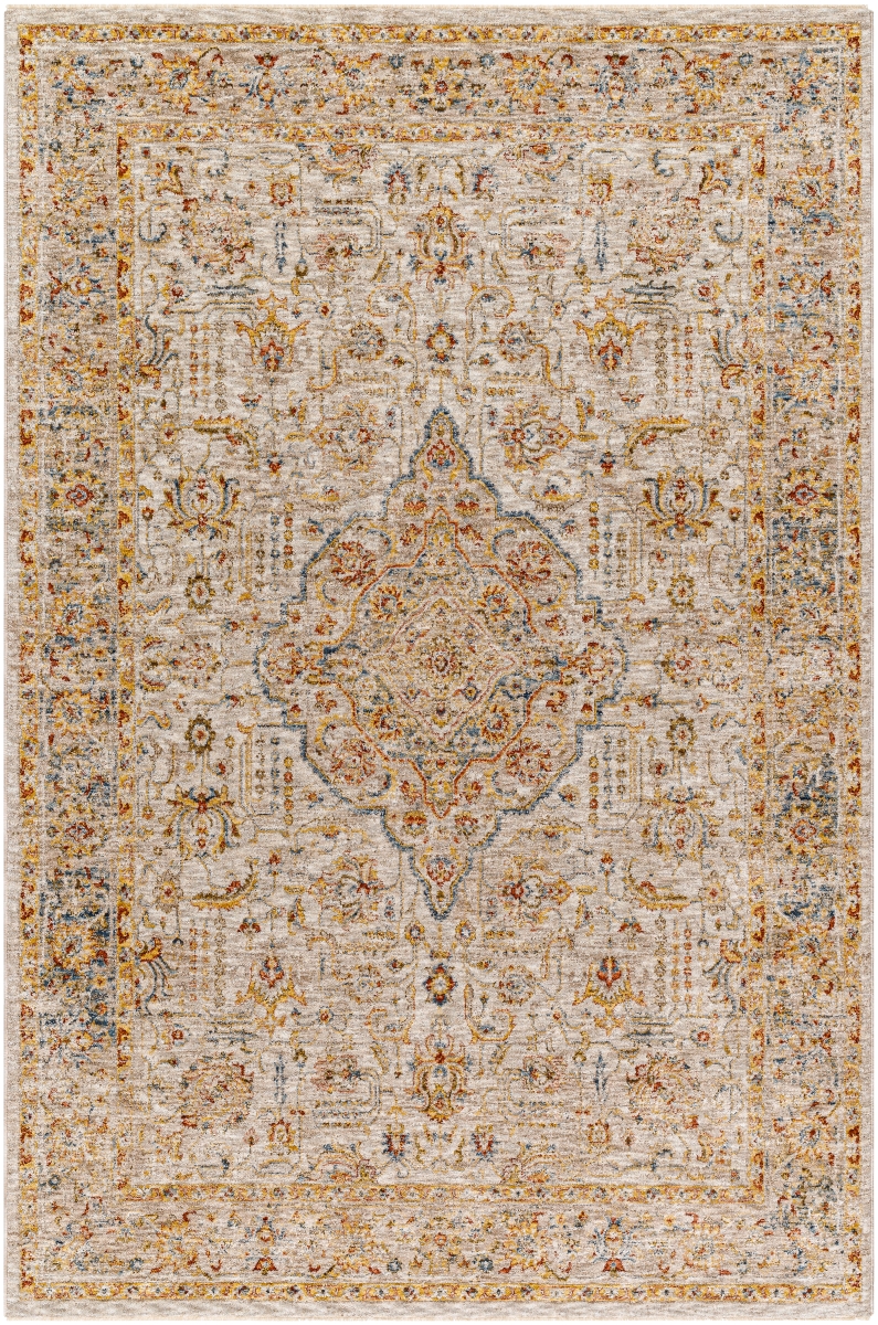 Rugs MNI2317-67RD 6 ft.7 in. Mona Lisa Machine Woven Round Rug, Multi Color
