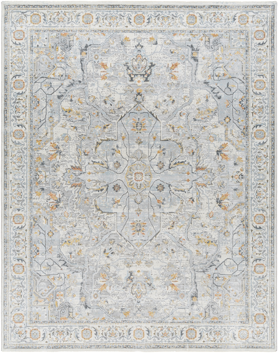 HSL2306-67RD 6 ft. 7 in. Hassler Machine Woven Round Rug, Multi Color