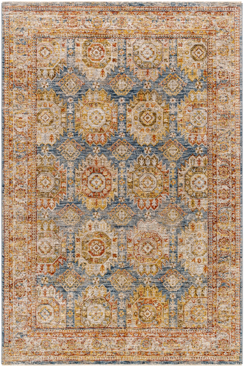 MNI2302-710RD 7 ft. 10 in. Mona Lisa MNI-2302 Round Machine Woven Rugs - Multi Color