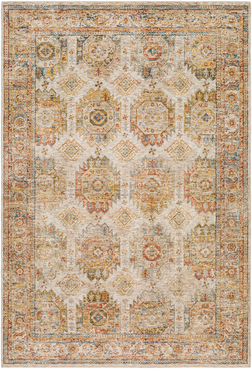 MNI2303-710RD 7 ft. 10 in. Round Area Rug, Multi Color