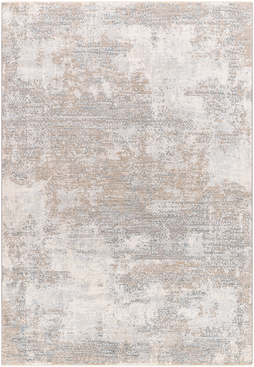 Rugs BWK2332-710103 7 ft. 10 in. x 10 ft. 3 in. Brunswick Rectangular Area Rug, Beige, Gray & White