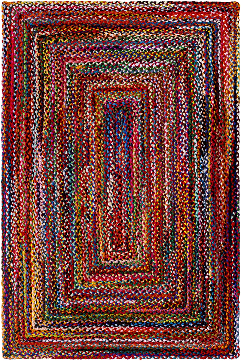 BBI2300-576 5 ft. x 7 ft. 6 in. Billie Hand Loomed Rectangle Area Rug, Multi Color