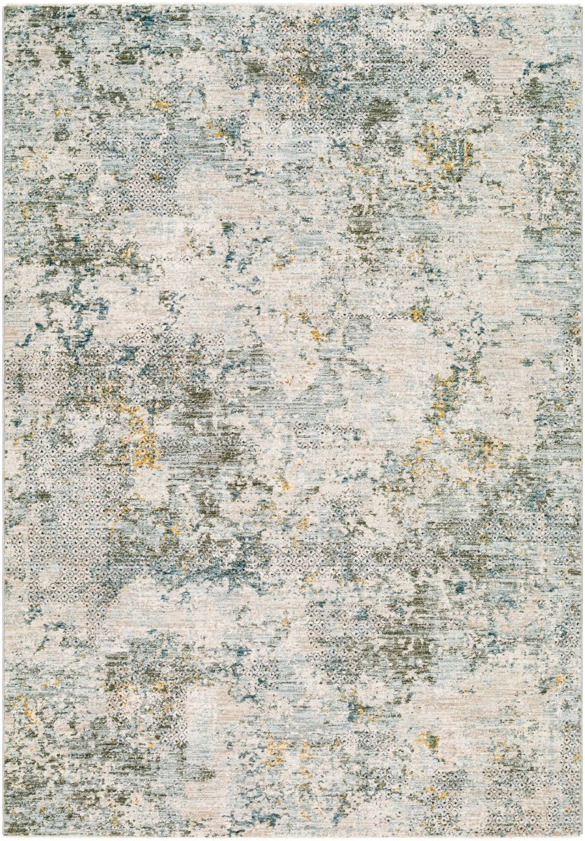 DRE2302-23 2 x 3 ft. Dresden DRE-2302 Rectangle Machine Woven Area Rug - Multi Color