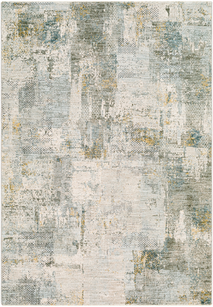 Rugs DRE2305-6796 6 ft. 7 in. x 9 ft. 6 in. Dresden Medium Pile Rectangular Rug, Multi Color