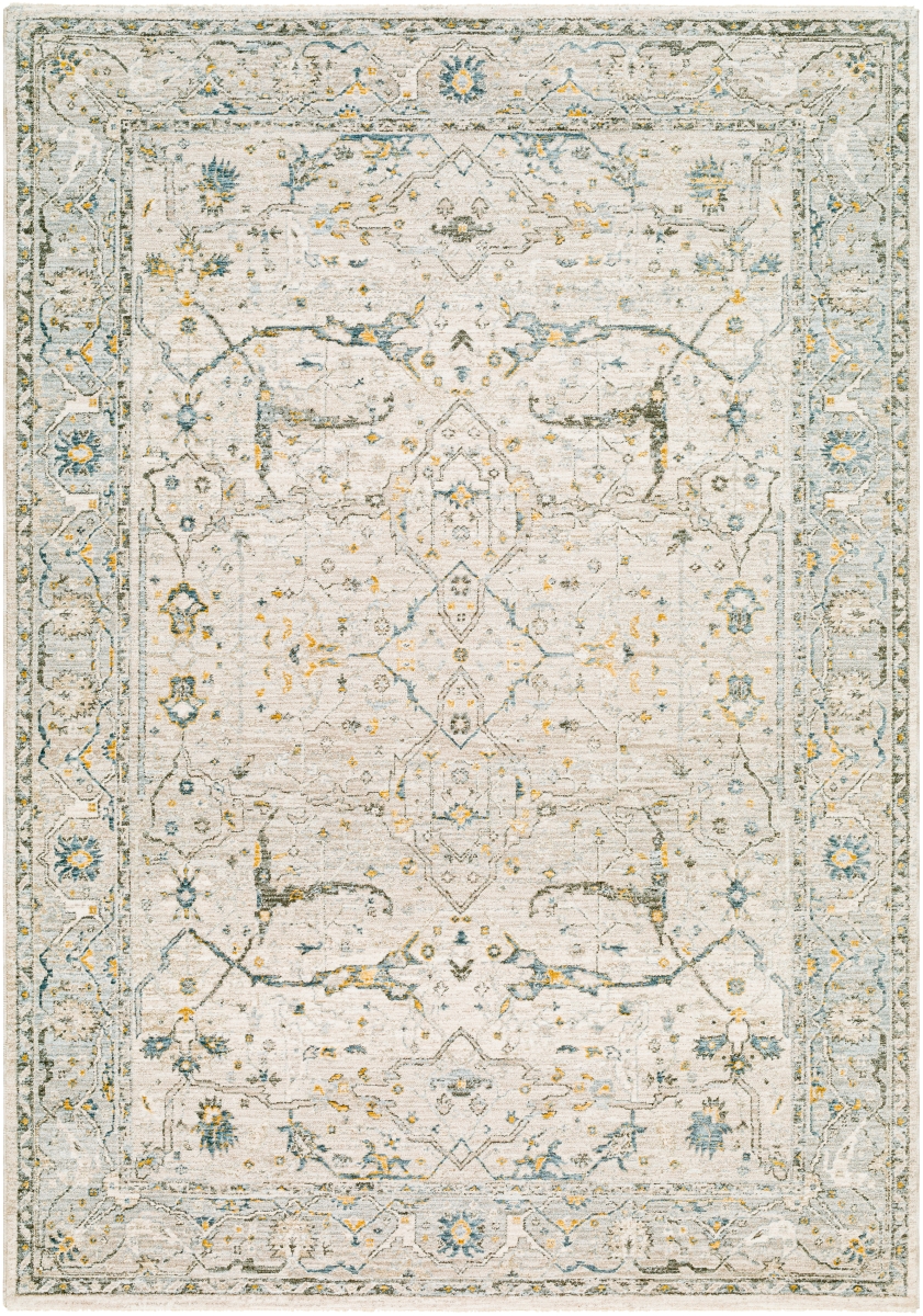 Rugs DRE2309-23 2 ft. x 3 ft. Dresden Machine Woven Rectangle Rug, Multi Color