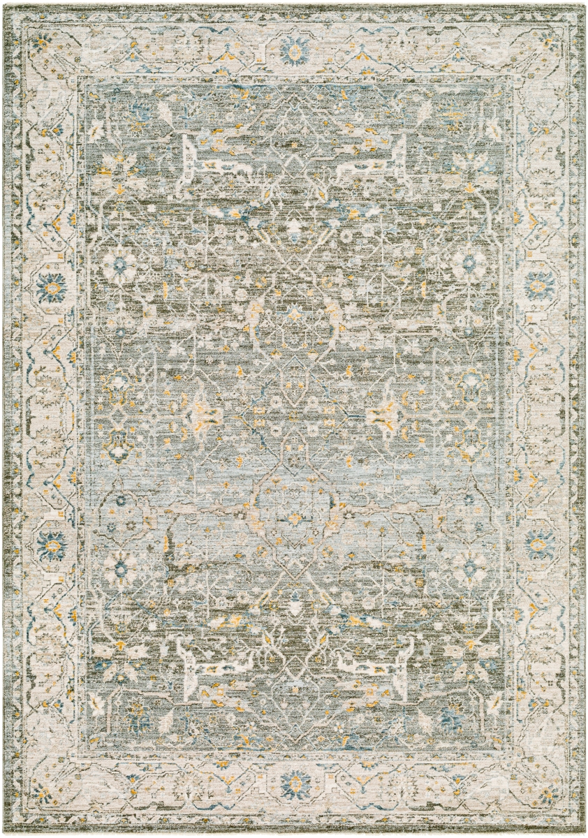 Rugs DRE2310-23 2 ft. x 3 ft. Dresden Rectangle Machine Woven Area Throw Rug, Multi Color