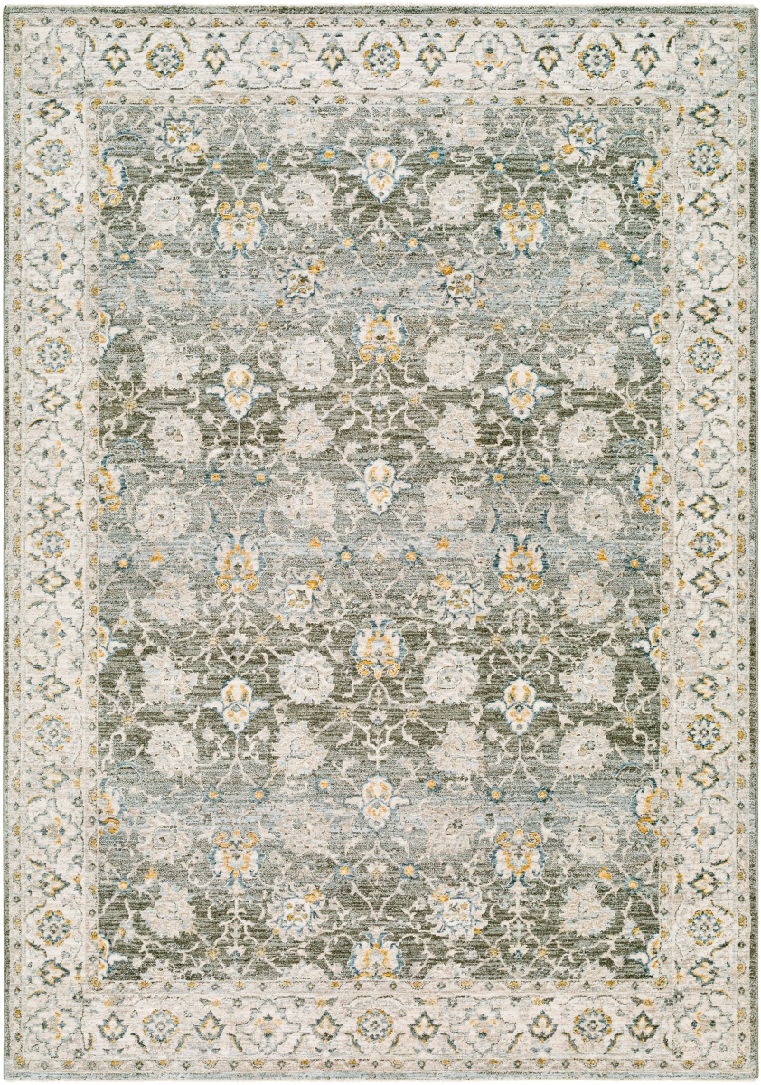 DRE2312-575 5 ft. x 7 ft. 5 in. Dresden DRE-2312 Rectangle Machine Woven Area Rug - Multi Color