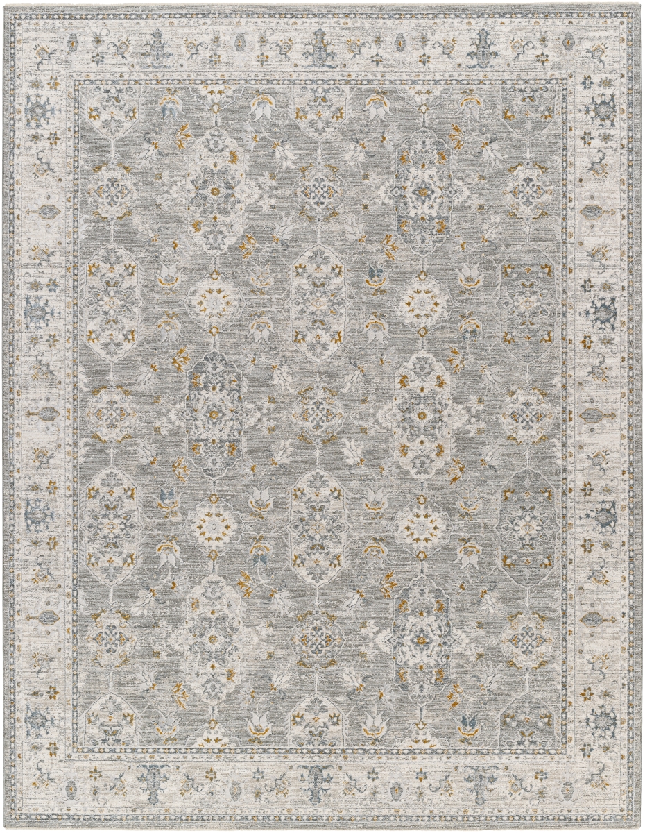 DRE2324-53RD 5 ft. 3 in. Dresden Machine Woven Polyester Round Area Rug