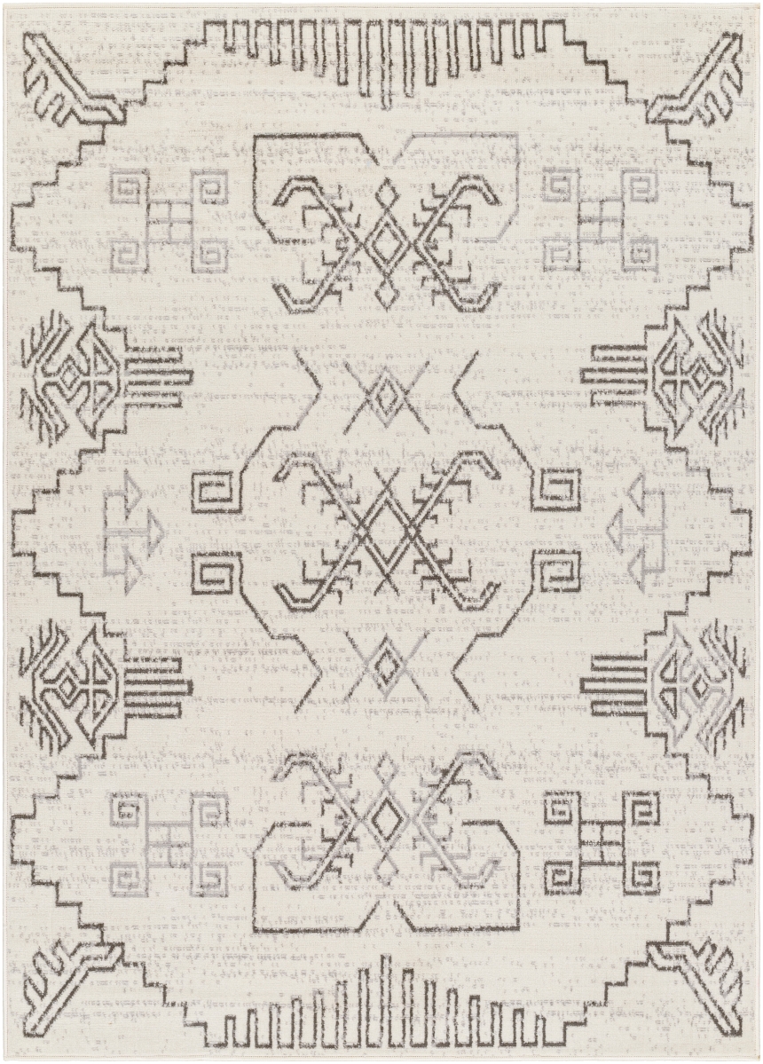 PSS2359-679 6 ft. 7 in. x 9 ft. Pisa Machine Woven Rectangle Area Rug