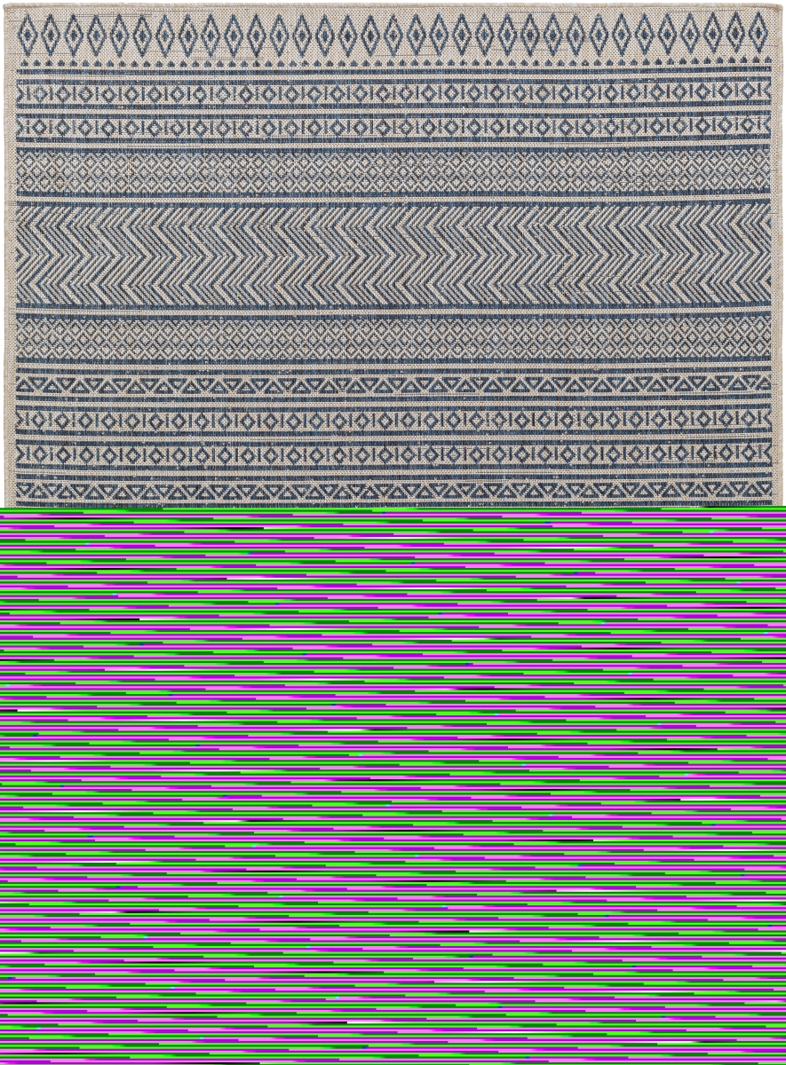 EAG2428-710RD 7 ft. 10 in. Eagean Machine Woven Round Area Rug