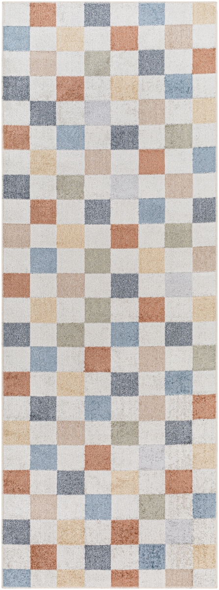 LLL2338-2773 2 ft. 7 in. x 7 ft. 3 in. Lillian Machine Woven Rectangle Area Rug
