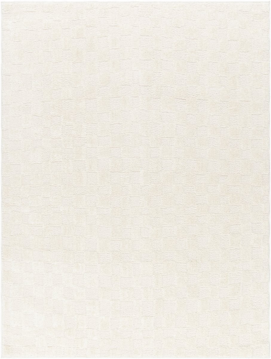 FEU2306-9212 9 ft. 2 in. x 12 ft. Freud Rectangle Area Rug, Off-White, Ivory -  Livabliss