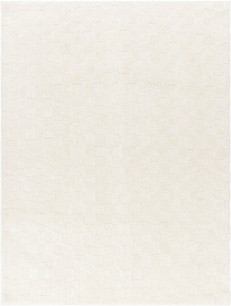 FEU2306-537 5 ft. 3 in. x 7 ft. Freud Rectangle Area Rug, Off-White, Ivory