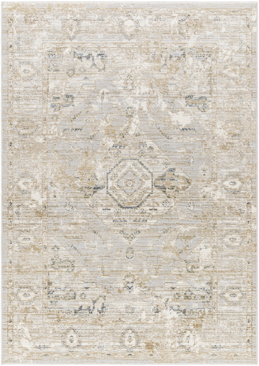 Rectangle Area Rug - Multi Color - 5 ft. 3 in. x 7 ft. - Durable Design