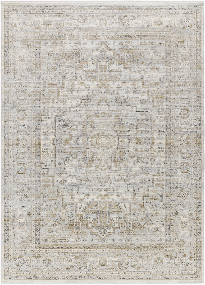 EDO2303-9212 9 ft. 2 in. x 12 ft. Rectangle Area Rug with Fringe, Multi Color