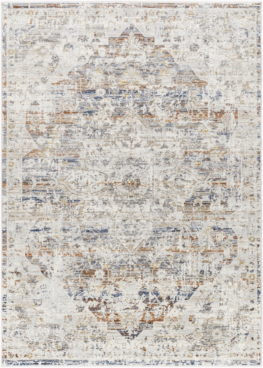 EDO2300-71010 7 ft. 10 in. x 10 ft. Rectangle Area Rug with Fringe, Multi Color