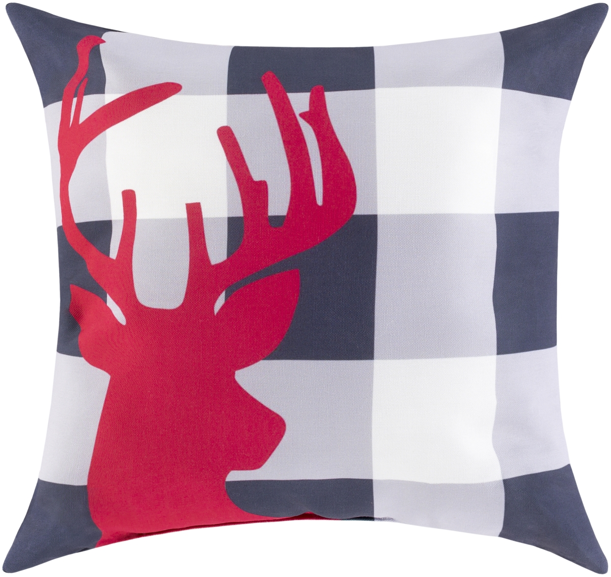 RDB001-1616 16 x 16 in. Reindeer Buffalo RDB-001 Square Accent Pillow, Multi Color
