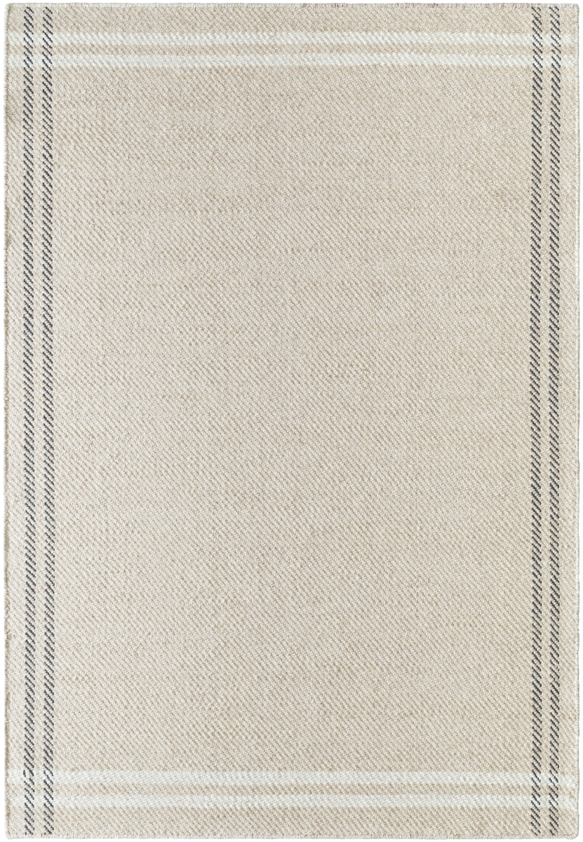 MDI2334-810 8 x 10 ft. Mardin MDI-2334 Hand Made Rectangle Area Rug - Light Beige, Ivory & Black