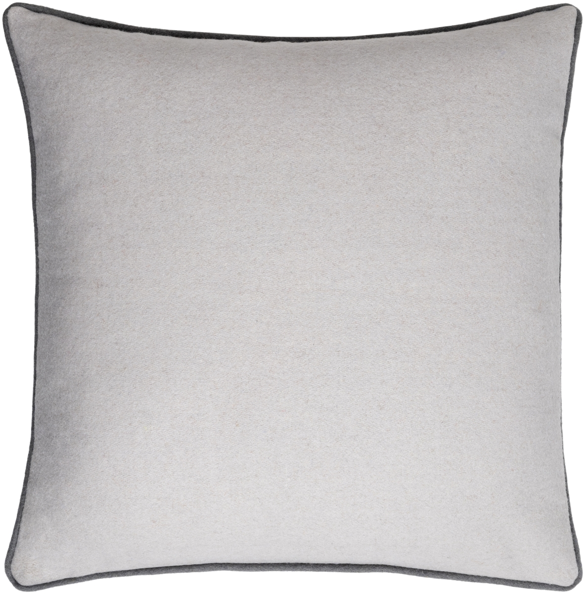 AKL002-2020 20 x 20 in. Ackerly AKL-002 Square Accent Pillow, Light Gray & Charcoal