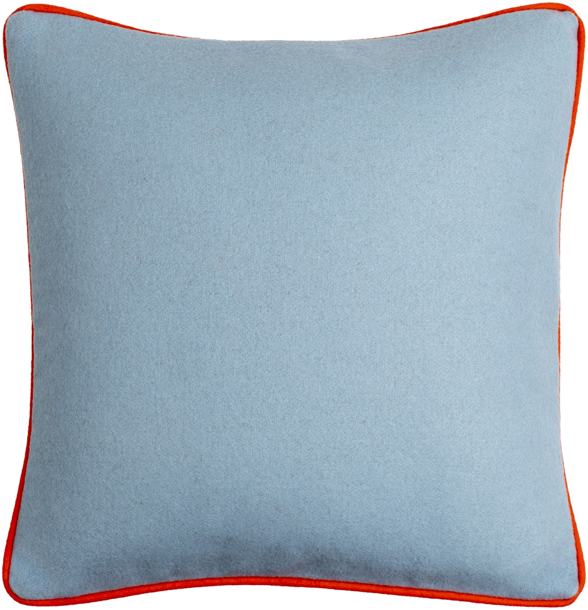 AKL006-1818 18 x 18 in. Ackerly AKL-006 Square Accent Pillow, Denim & Orange