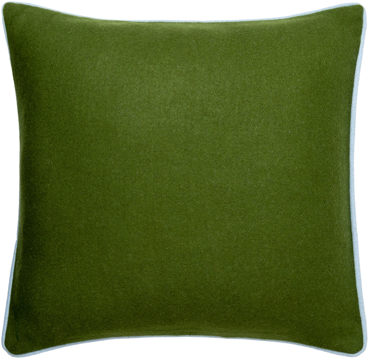 AKL004-2020 20 x 20 in. Ackerly AKL-004 Square Accent Pillow, Grass Green & Denim