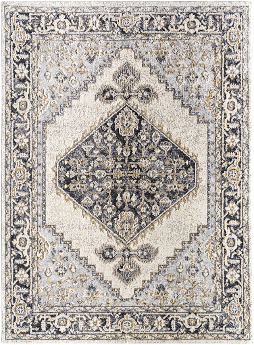 ZDN2300-537 5 ft. 3 in. x 7 ft. Zidane ZDN-2300 Machine Woven Rectangle Area Rug, Multi Color