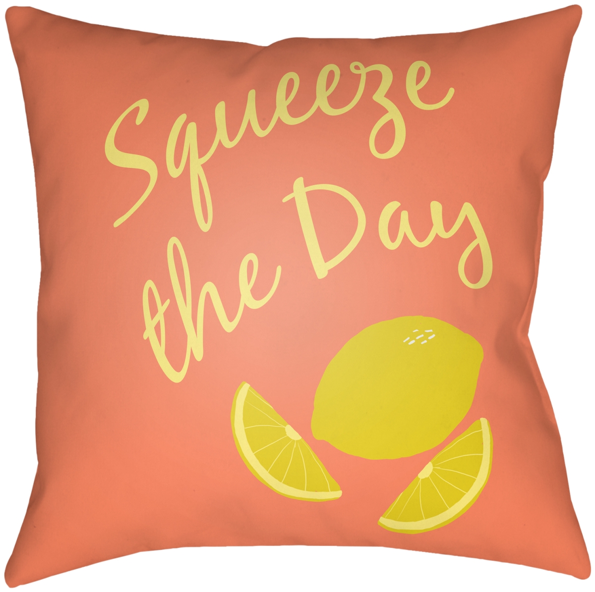 SUM001-1616 16 x 16 in. Summer Accent Square Pillow, Multi Color