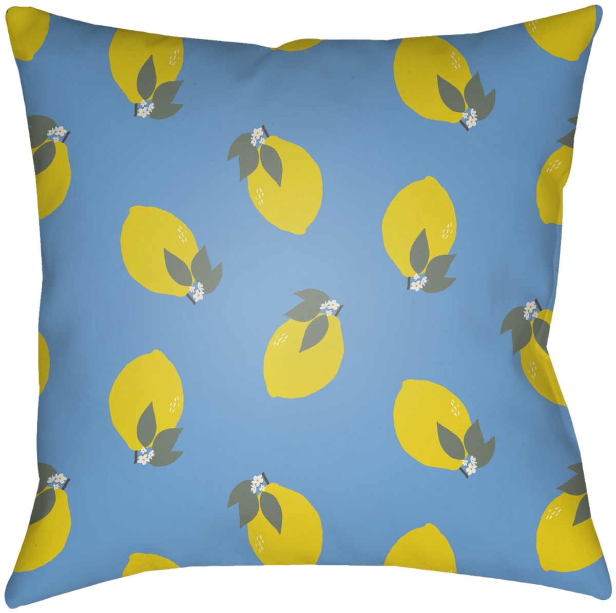 SUM004-1616 16 x 16 in. Summer Accent Square Pillow, Multi Color