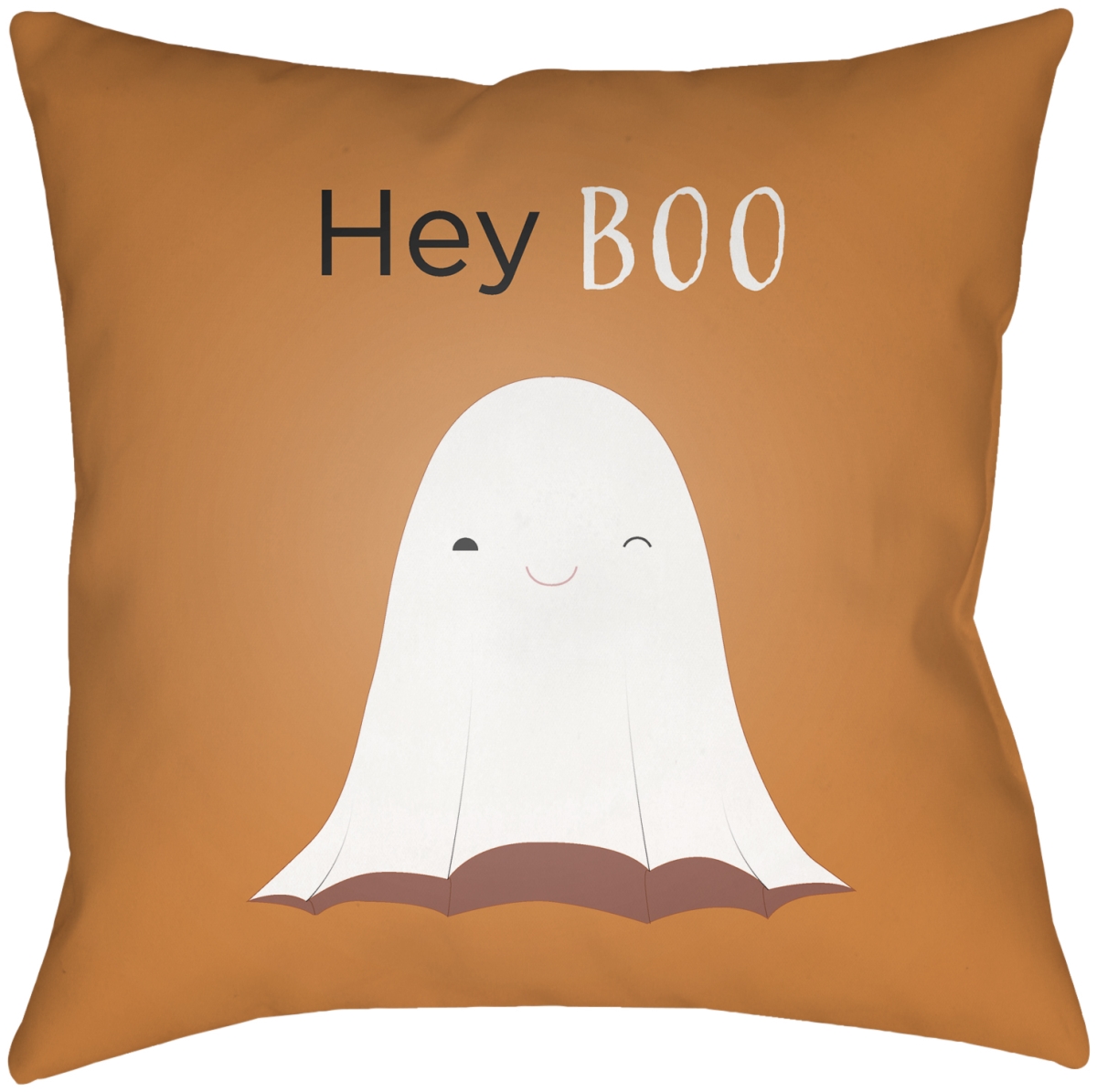 HYB001-1616 16 x 16 in. Hey Boo Accent Square Pillow, Multi Color
