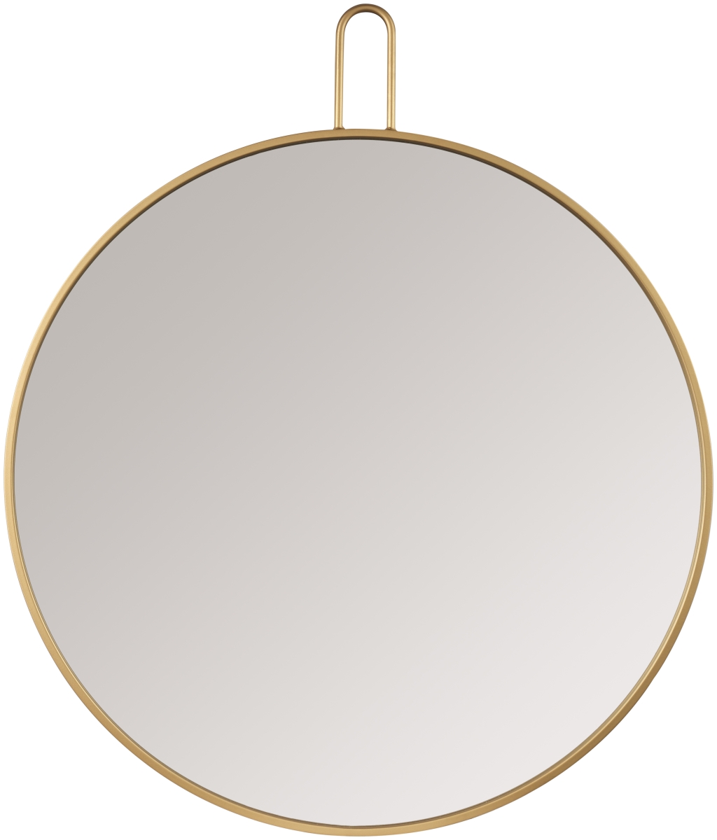 NHT002-3832 38 x 32 in. Athanasia Mirror, Gold
