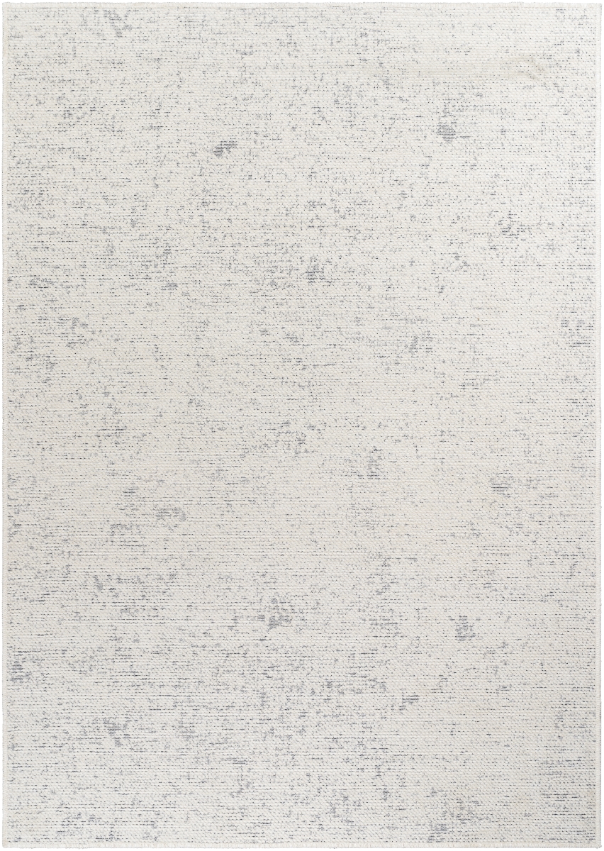 QBC2301-9212 9 ft. 2 in. x 12 ft. Quebec QBC-2301 Machine Woven Rectangle Area Rug, Light Gray & Ivory