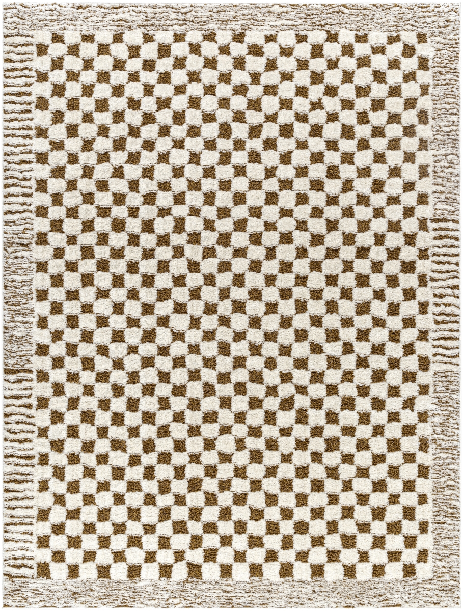 FEU2326-537 5 ft. 3 x 7 ft. Freud FEU-2326 Machine Woven Rectangle Rug, Ivory