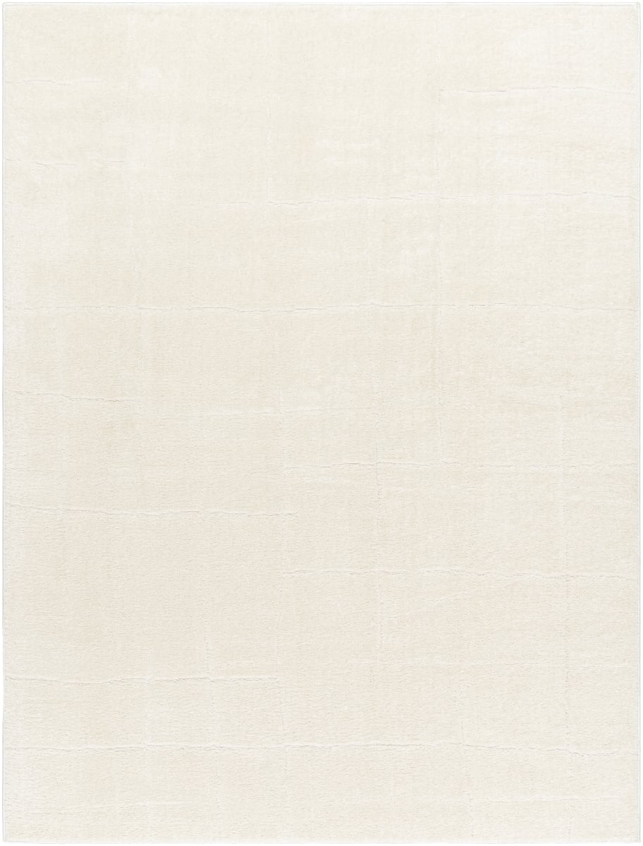 FEU2311-537 5 ft. 3 in. x 7 ft. Freud Machine Woven Rectangle Area Rug, Ivory & Off-White