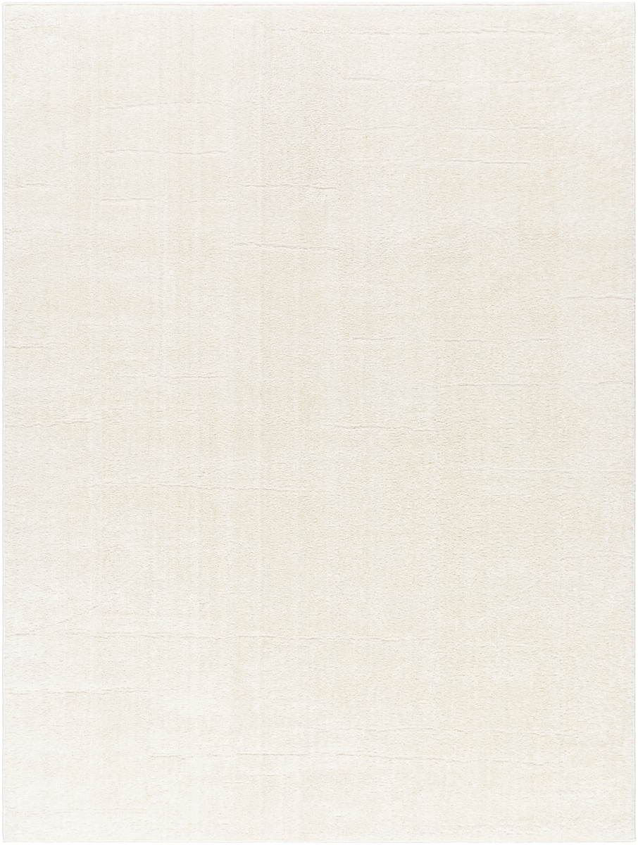FEU2309-537 5 ft. 3 in. x 7 ft. Freud Machine Woven Rectangle Area Rug, Ivory & Off-White