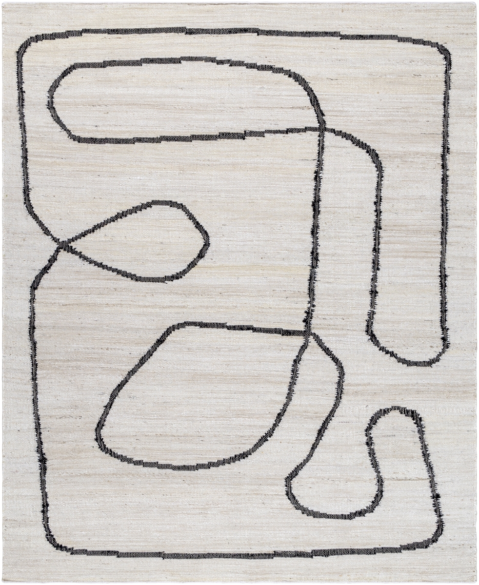 DAI2310-912 9 x 12 ft. Diane Hand Woven Rectangle Area Rug, Light Silver