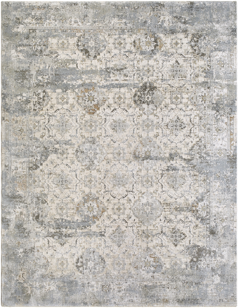 BWK2352-53RD 5 ft. 3 in. x 5 ft. 3 in. Brunswick Machine Woven Round Rug, Multi Color