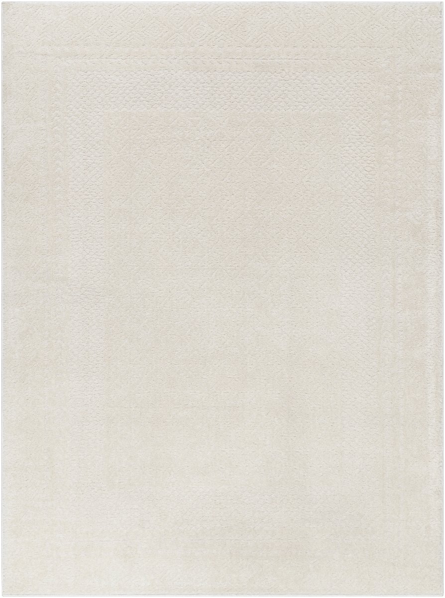 FEU2321-9212 9 ft. 2 in. x 12 ft. Freud Machine Woven Rectangle Area Rug, Ivory & Off-White -  Livabliss