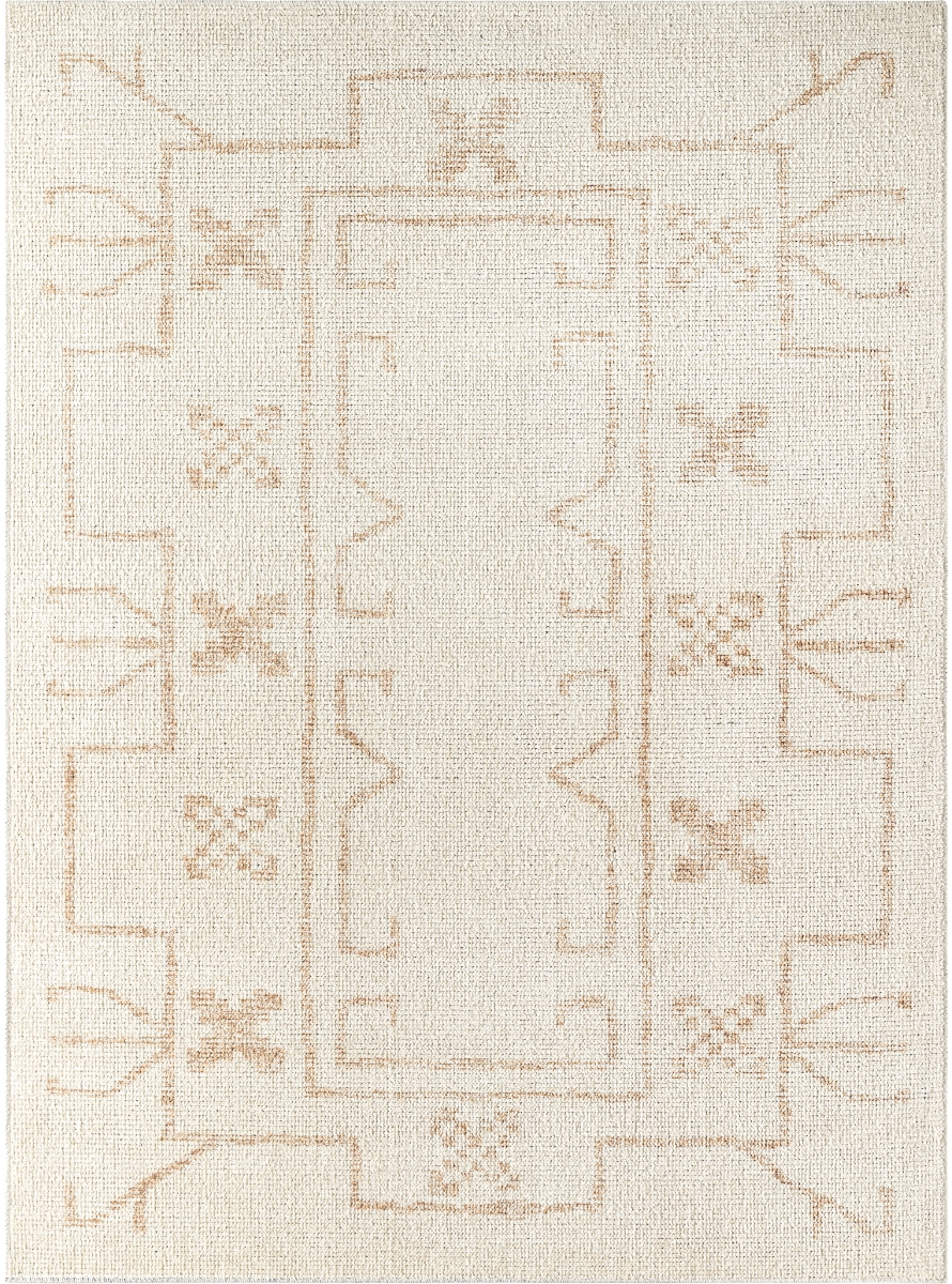 DTW2325-71010 7 ft.10 in. x 10 ft. Downtown Machine Woven Rectangle Area Rug - Light Beige, Cream & Tan